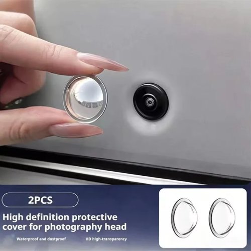 2 Pack Car Camera Lens Protector, Scratch Resistant, Waterproof & Dustproof Cover
