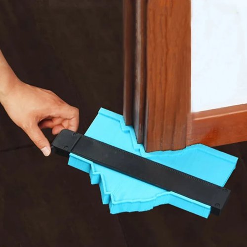 Contour Gauge Profile Tool - Line Copier Ruler & Cutting Template for Woodworking, Construction, Ceramic Tile Tiling