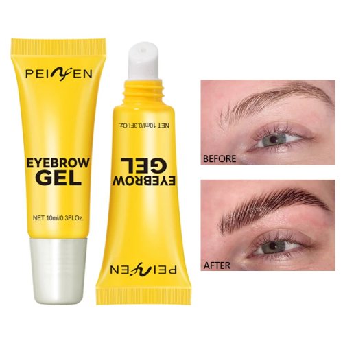 3D Eyebrow Gel with Brush - Waterproof, Quick-Drying, Long-Lasting Natural Brow Styling
