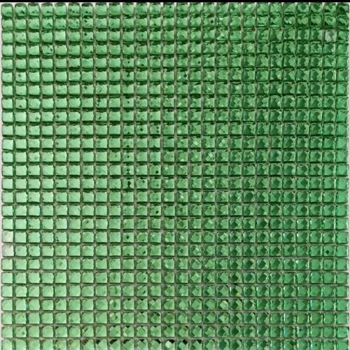 11 Pieces 10mm Diamond Faceted Mirror Glass Mosaic Tiles DIY Wall Sticker for Showroom KTV Bar Cabinet Border Decor