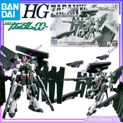 Bandai Asli HG Gundam Zabanya (Final Battle Ver.) Model Kit - Action Figure Mainan Koleksi