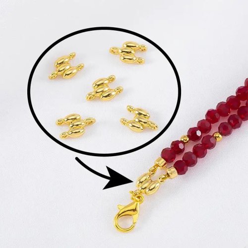 5 stuks koperen verbindingsstukken met 2 rijen 11×7 mm voor beginners, armbanden en sieraden DIY