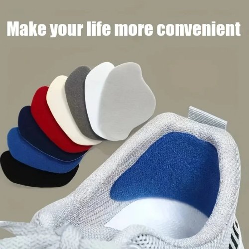 6 Pcs Sneaker Heel Repair Patches, Wear-Resistant Shoe Heel Protector Stickers to Fix Worn Holes for Sneakers & Leather Shoes