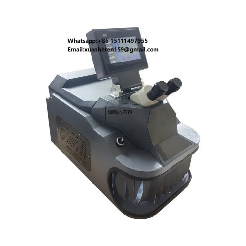Máy hàn laser để bàn dùng cho trang sức 150W/200W kèm kính hiển vi LCD CCD HID cho bạc và vàng