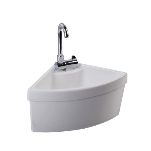 Lightweight Acrylic RV Wash Basin – Compact Sink for Motorhome, Caravan & Camper Van Interior Replacement