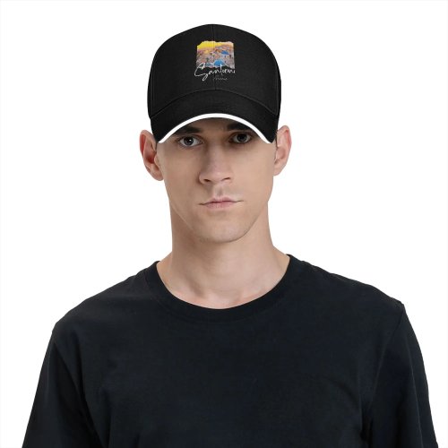 Santorini Greece Souvenir Baseball Cap - Unisex Beach Vacation Hat