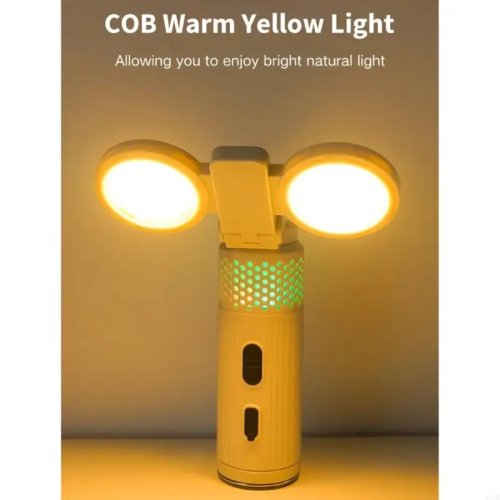 7-Color Portable Rechargeable Camping Lantern for Indoor & Outdoor Decoration
