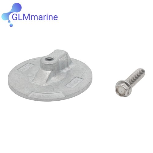 Płyta anodowa aluminiowo-cynkowa ze śrubą montażową 76214Q5 do Mercury MerCruiser Alpha 1 Gen 2 i Bravo 1 2 3 X XR XZ Napęd rufowy