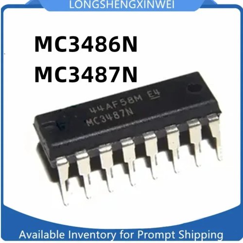 1 pieza nueva MC3486N MC3487N DIP-16