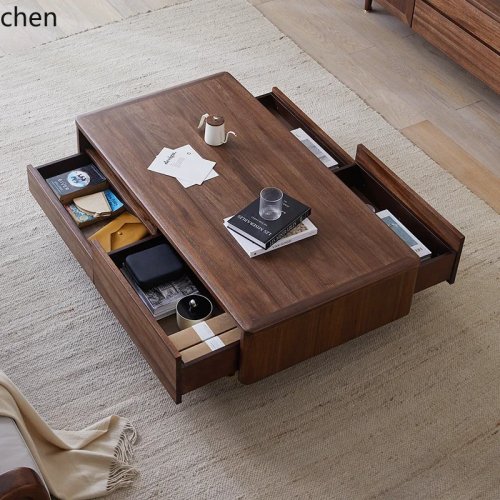 Moderne minimalistische TV-Kommode und Couchtisch-Set für Wohnzimmer, kleine Wohnung, mittelgroß
