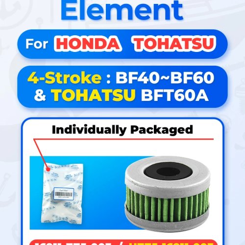 16911-ZZ5-003 Fuel Filter Kit for Honda BF 40 50 60 Outboard Motor