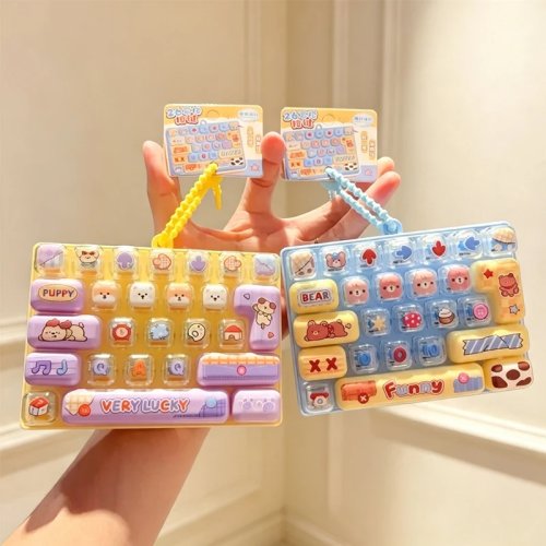 26-Toets Keycap Clicker Fidget Anti-Stress Sleutelhanger