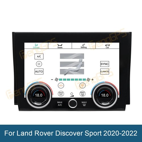 9 Inch Air Conditioning Screen for Land Rover Discovery Sport 2020-2022 AC Panel Climate Control LCD HD Touch Stereo