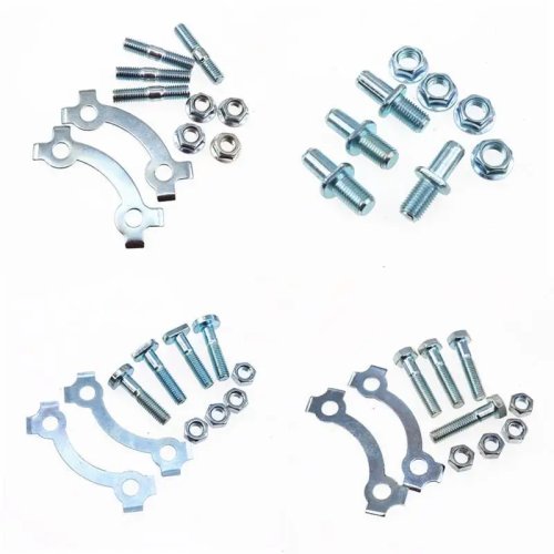 Corrosion-Resistant Rear Sprocket Bolts with Retainer Lock for CG125 GS125 JH-70 Dirt Bikes
