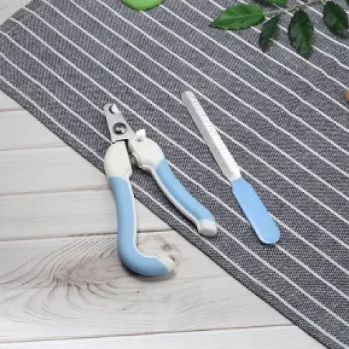 Pet Nail Clipper Stainless Steel Dog & Cat Trimmer Scissors - Labor-Saving Grooming Tool
