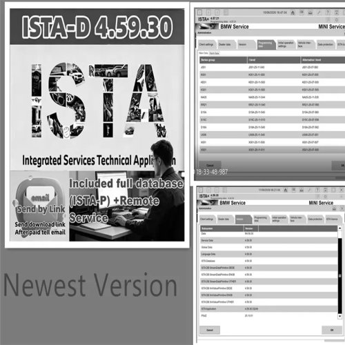 2026 Latest ISTA 4.59.30 Diagnostic & Programming Software – Minimal Installation, Remote Install & Activation Code