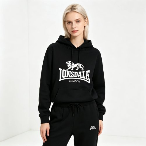 LONSDALE Women's 2026 New Hoodie Set, Spring Fashion Pants, Casual Jogging Clothes, Sportswear, Two Piece Sweatshirt