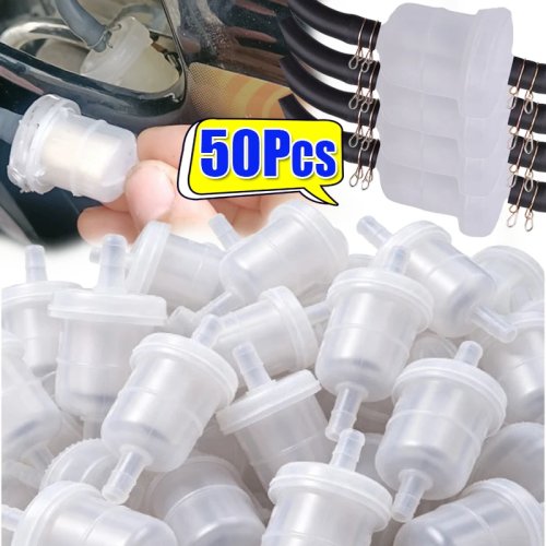 1/5/10/20/30/50 pezzi Filtro carburante in linea universale per auto, moto, tosaerba, piccolo motore