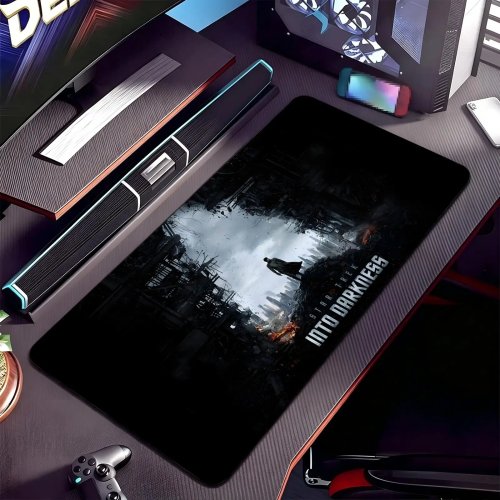 XXL Anime Mouse Pad, Stitched Wearproof Edge, Smooth Non-Slip Desk Mat for Desktop & Laptop Gaming, Star Trek
