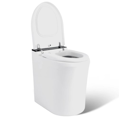 Bồn cầu điện đốt không dùng nước cho xe RV, bồn cầu nhỏ gọn tự chứa cho xe camper, RV và thuyền
