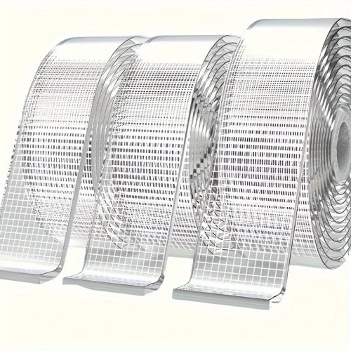 Heavy Duty Nano Double Sided Tape - Transparent, Waterproof, Removable Strong Adhesive Mounting Tape for Home & Office