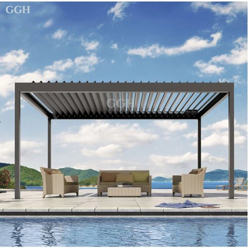 KAKADU 694-300 Louvered Aluminium Pergola – Stylish & Durable Outdoor Garden Canopy