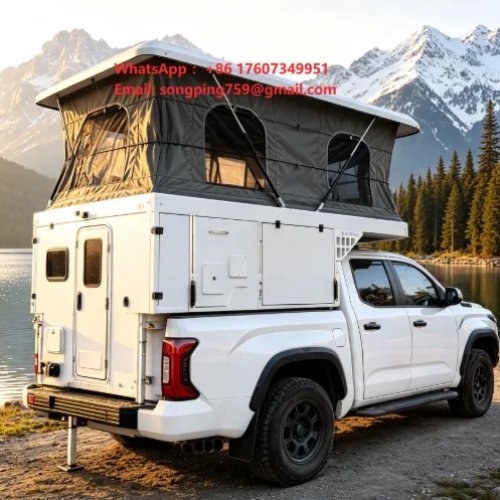 Pickup Camper Modul Kit mit Caravan Dachzelt Pop-Up