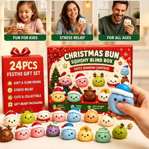 ปฏิทิน advent squishy คริสต์มาส 2026, ปฏิทินนับถอยหลัง fidget พร้อมเซอร์ไพรส์, ของเล่น fidget สัมผัสสำหรับผู้ใหญ่, ของขวัญปาร์ตี้คริสต์มาส