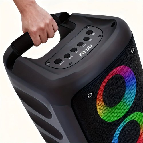 Handle Protection Cover for JBL Boombox 1/2/3 Portable Speakers - Non-Slip Handle, Durable Fabric with Black Checkered Design