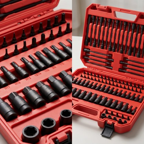 Juego de 107 puntas de destornillador con estuche, resistente y atractivo para bricolaje
