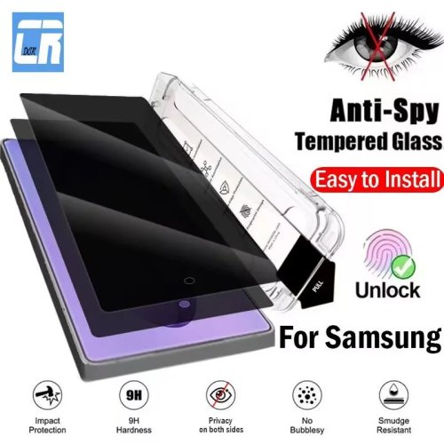 Privacy Screenprotector Stofvrij Eenvoudige Installatie voor Samsung Galaxy S26 S25 S24 Ultra S26+ S25+ S24+ S23+ S22+ S23 S22 Gehard Glas