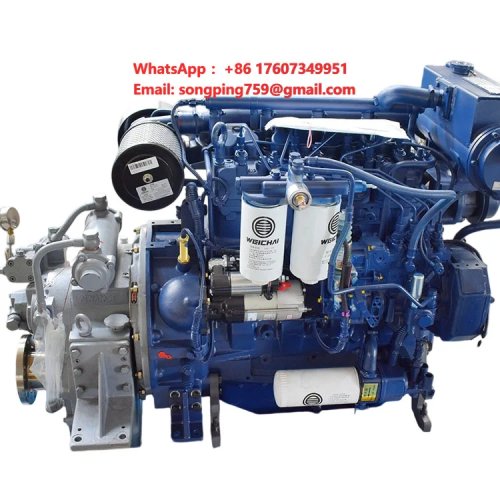 Binnenboordmotor 2100 tpm WP4C102-21 Chinees Merk voor Kleine Vissersboten Laag Brandstofverbruik