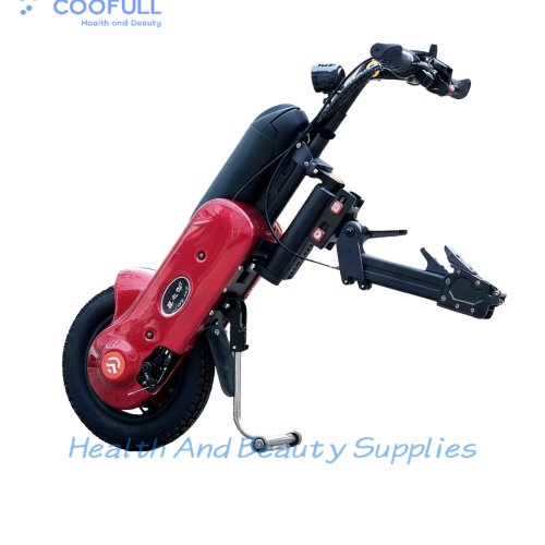 Coofull Q1plus Handbike léger pour fauteuil roulant, accessoire handcycle avec batterie lithium, 20 km/h, pour personnes handicapées