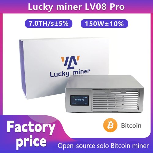 Lucky Miner LV08Pro 7TH/s 150W BTC loterijminer 2026