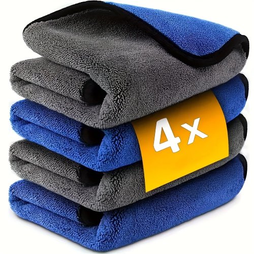 Microfiber Car Cleaning Towels (1-10 pcs) - Ultra Absorbent Drying Cloth for Auto Detailing & Washing, Gift for Dad
