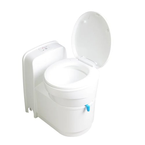 AGE Portable RV Camping Marine Boating Cassette Toilet with Adjustable Shower and Water Inlet for RV and Car Use