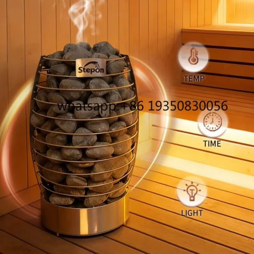 Elektryczny Piec do Sauny WiFi APP 5KW 6KW 7,5KW 9KW z Zewnętrznym Kontrolerem Cyfrowym, Nagrzewnica do Sauny Suchej