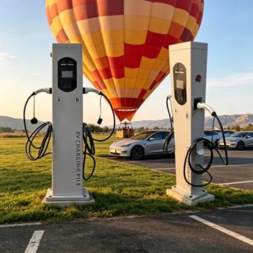 120kW DC Fast Charger CCS2 EV Charging Station Dual Gun for Commercial Electric Trucks CE