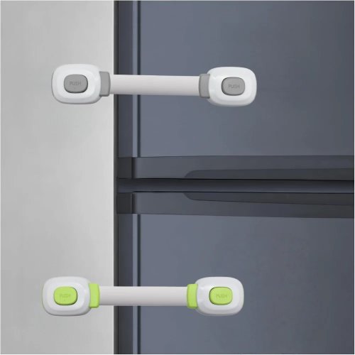 Fechadura adesiva universal para porta de armário para frigorífico, sanita, forno, móveis, cozinha, caravana, autocaravana, iate - Ferramenta de proteção de móveis
