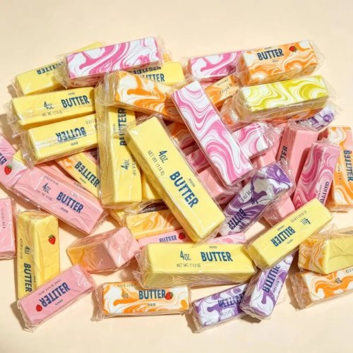 Palla anti-stress squishy Butter Stick, fidget toy, ASMR, antistress, rilassamento mani, regalo