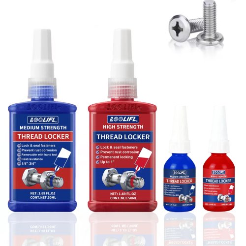 243-271 Medium to High Strength Thread Locking Adhesive, Waterproof, Corrosion-Resistant, Stable