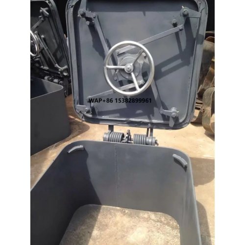 New High Quality Small Marine Watertight Eco-friendly Steel Hatch Cover with Durable Hinge for Ship