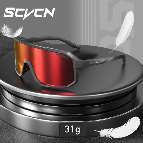 Спортивні окуляри SCVCN для чоловіків та жінок, захист UV400, для велосипеда, бігу, походів та водіння