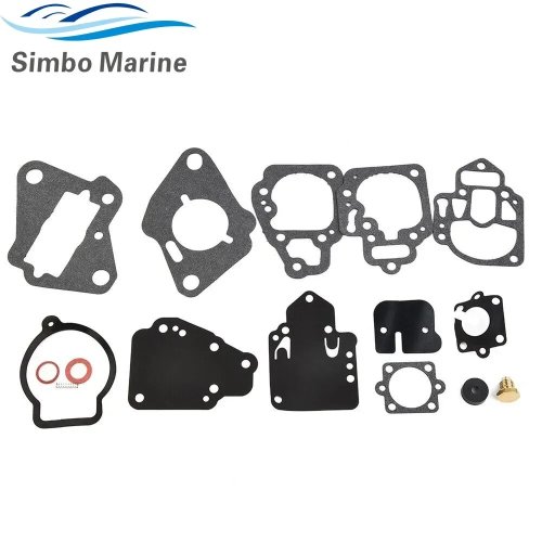 Mercury Mariner Carburetor Repair Rebuild Kit for 6HP 8HP 9.9HP 10HP 15HP 25HP Outboards - 1395-9761 1395-9761-1 18-7212
