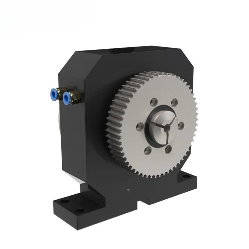 Hochpräzisions-Spannfutter für Spindeln – pneumatisches Hohl-Drehfutter mit Innenabstützung und Außenklemmung, kompakte Größe