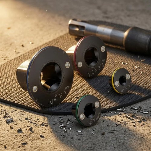 Set di 4 adattatori per bussole, testa adattatore sottile, accessorio per utensili, finitura nera, per avvitare viti