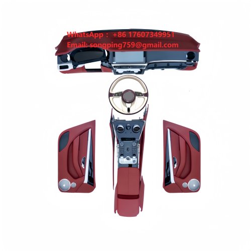 Interior Upgrade Kit for Bentley Continental GT – New Dashboard, Center Control Screen, Armrest Box, Steering Wheel & Door Panels