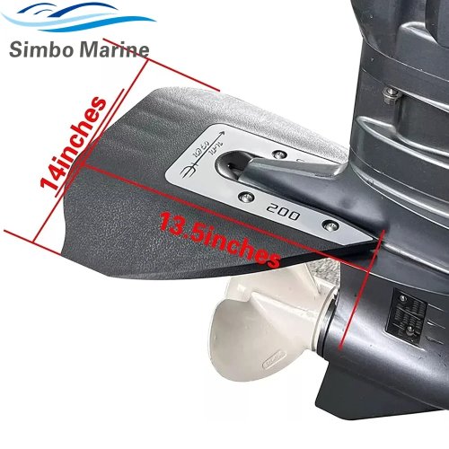 Sport 200 Whale Tail ハイドロフォイルスタビライザー 船外機用 8～40馬力 Yamaha, Mercury, Johnson, Evinrude, Honda, Tohatsu, Suzuki対応