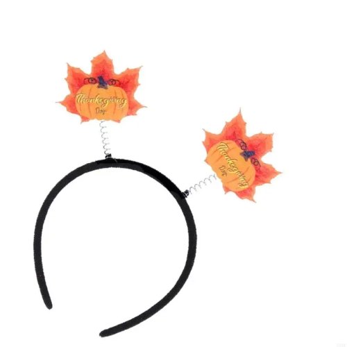 Thanksgiving Turkey Headpiece, Soft & Practical Hair Accessory for Party & Family Events Y166