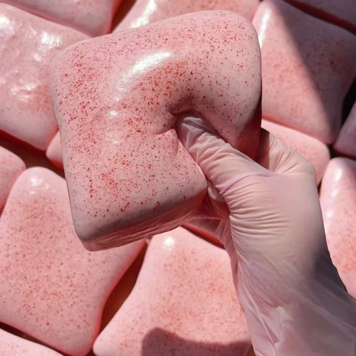 Giocattolo antistress pane tostato morbido - Giocattolo fidget da schiacciare per adulti, sensoriale a rimbalzo lento